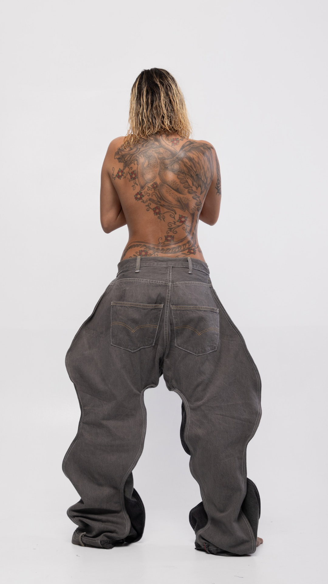 WAVY PANTS (GREY)