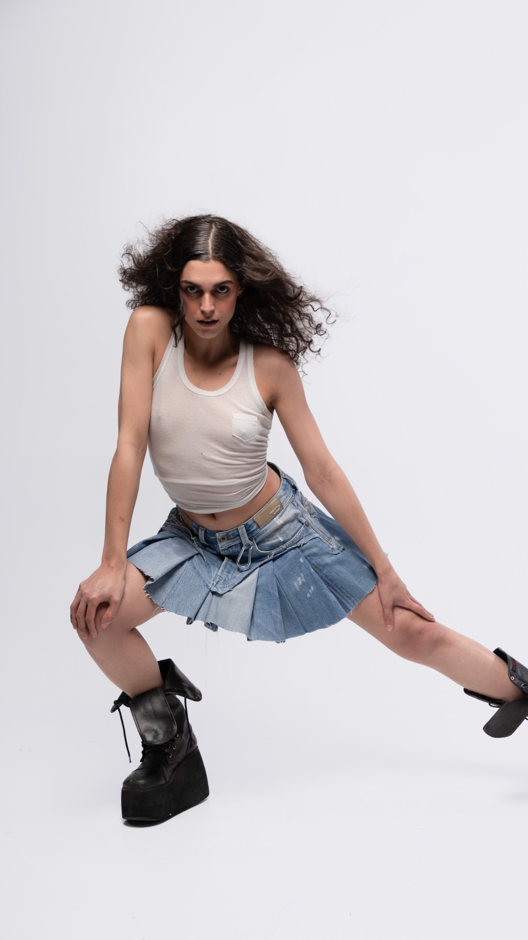 UPCYCLED (DIESEL) MINI-SKIRT