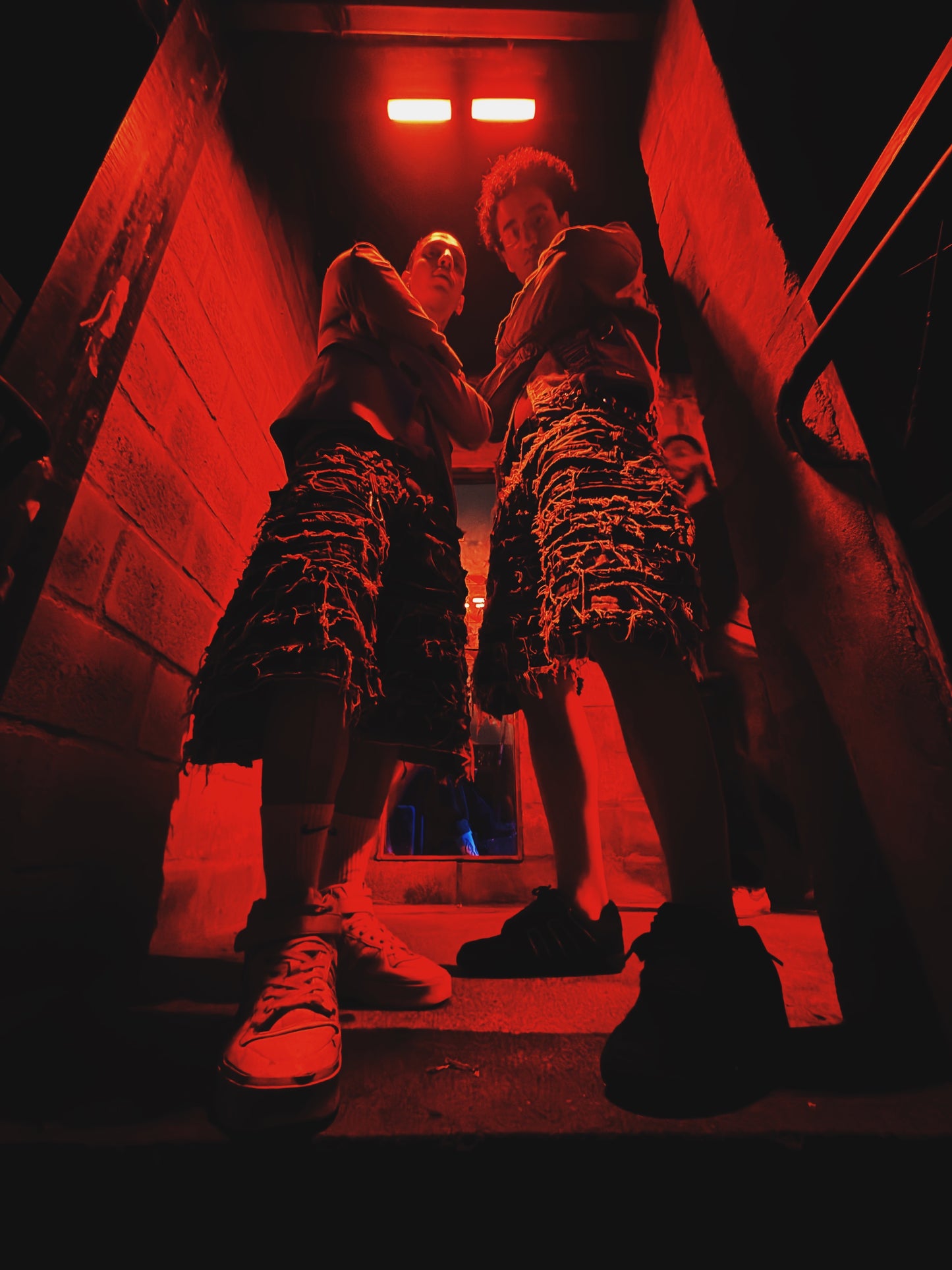 Destroyed Jorts (light blue)