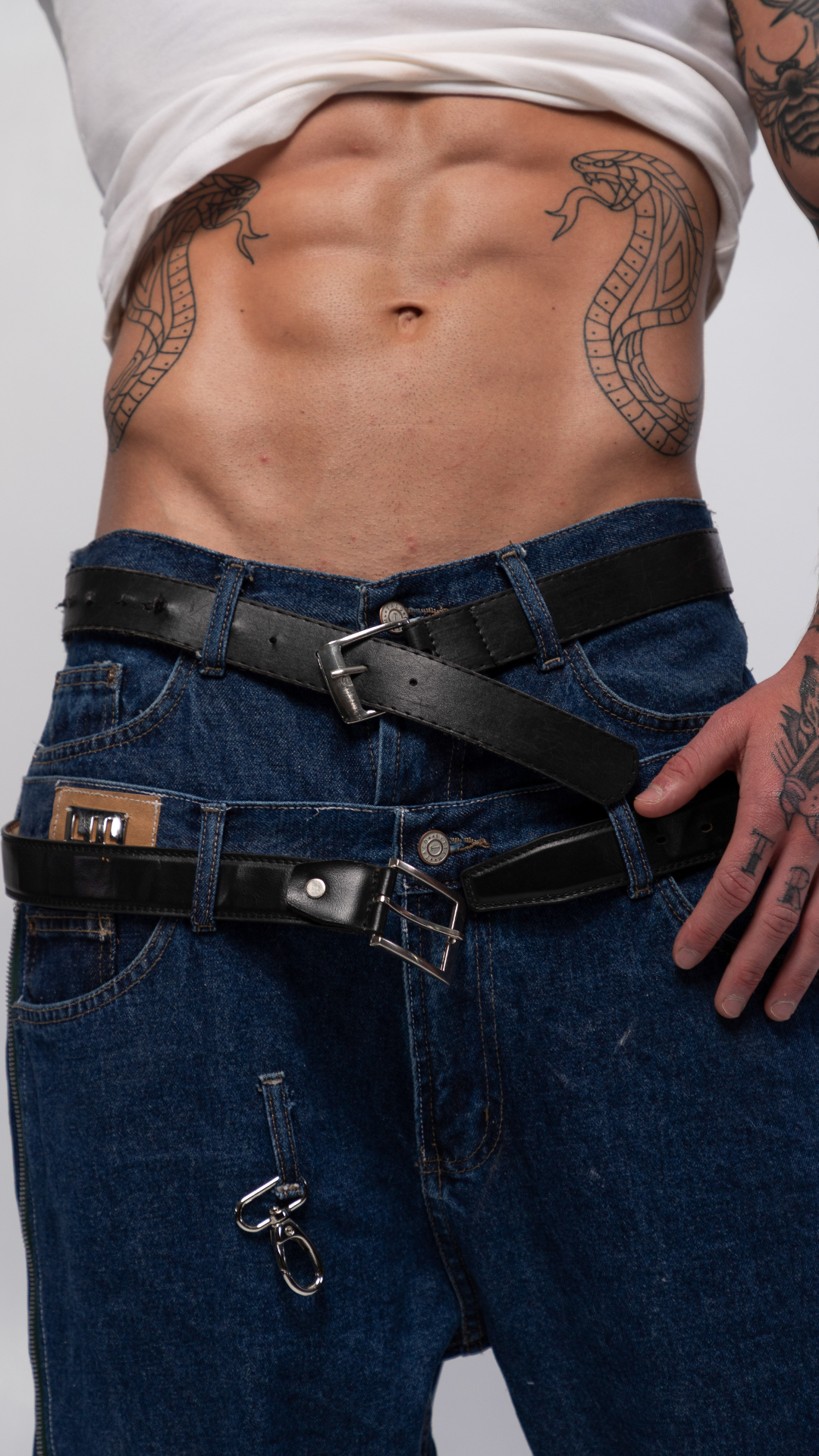 DOUBLE ZIPPO PANTS (BLUE)