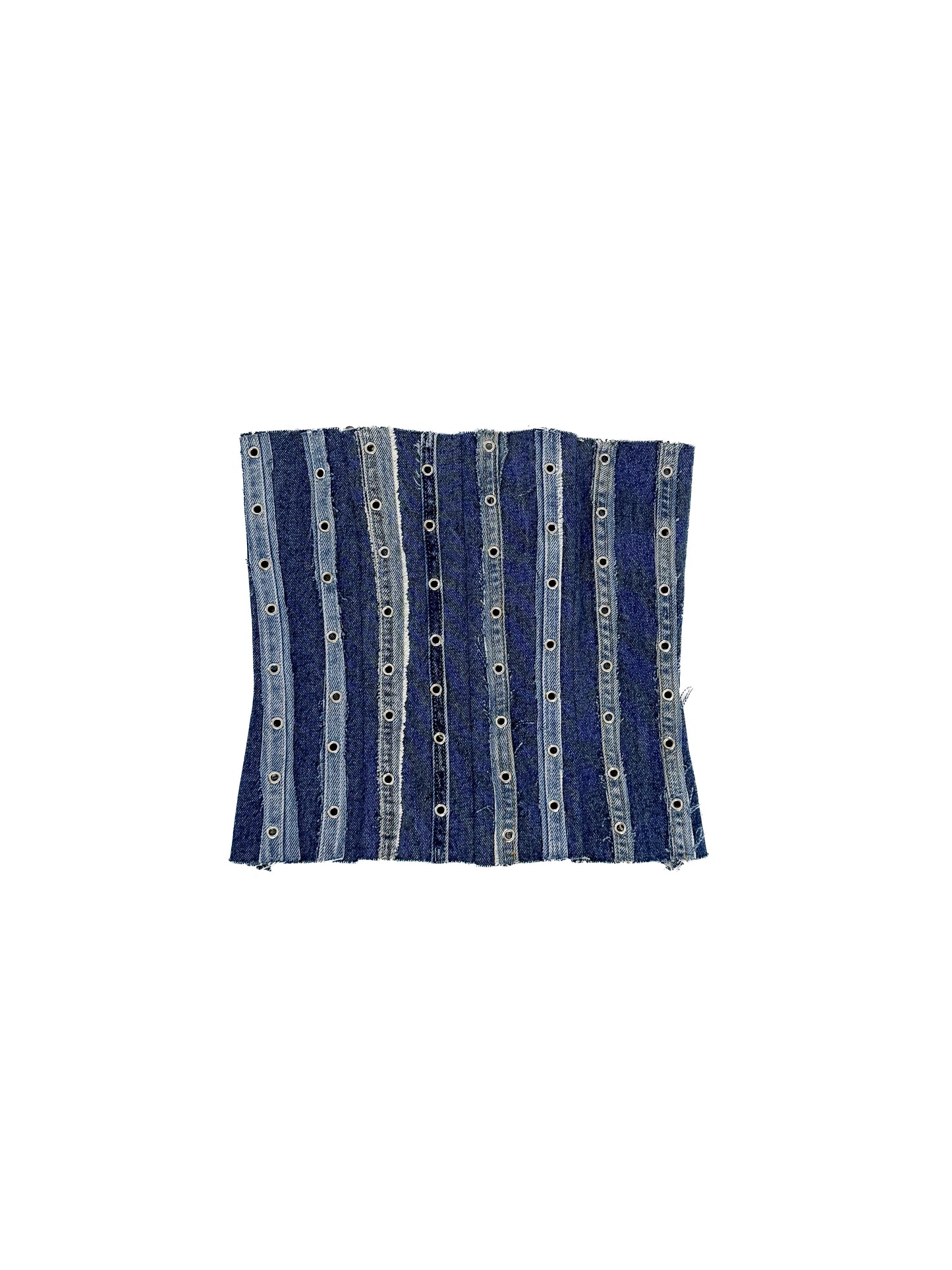 EYELET DENIM CORSET FT. CCL