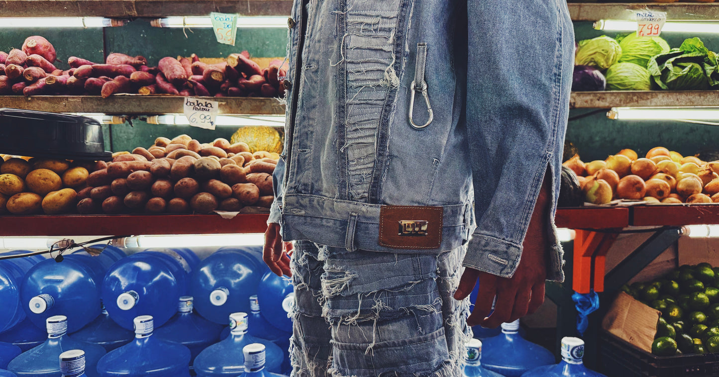 Destroyed Overall (blue)