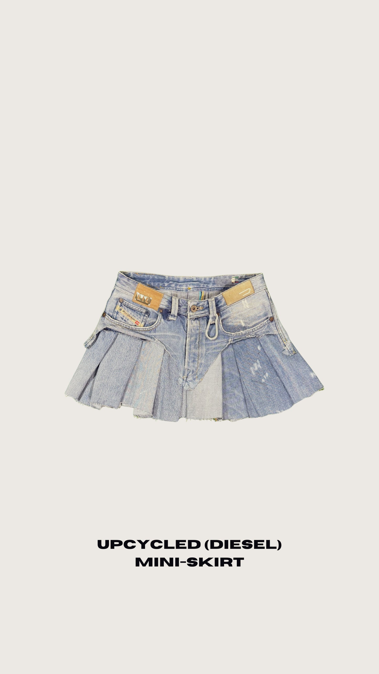 UPCYCLED (DIESEL) MINI-SKIRT