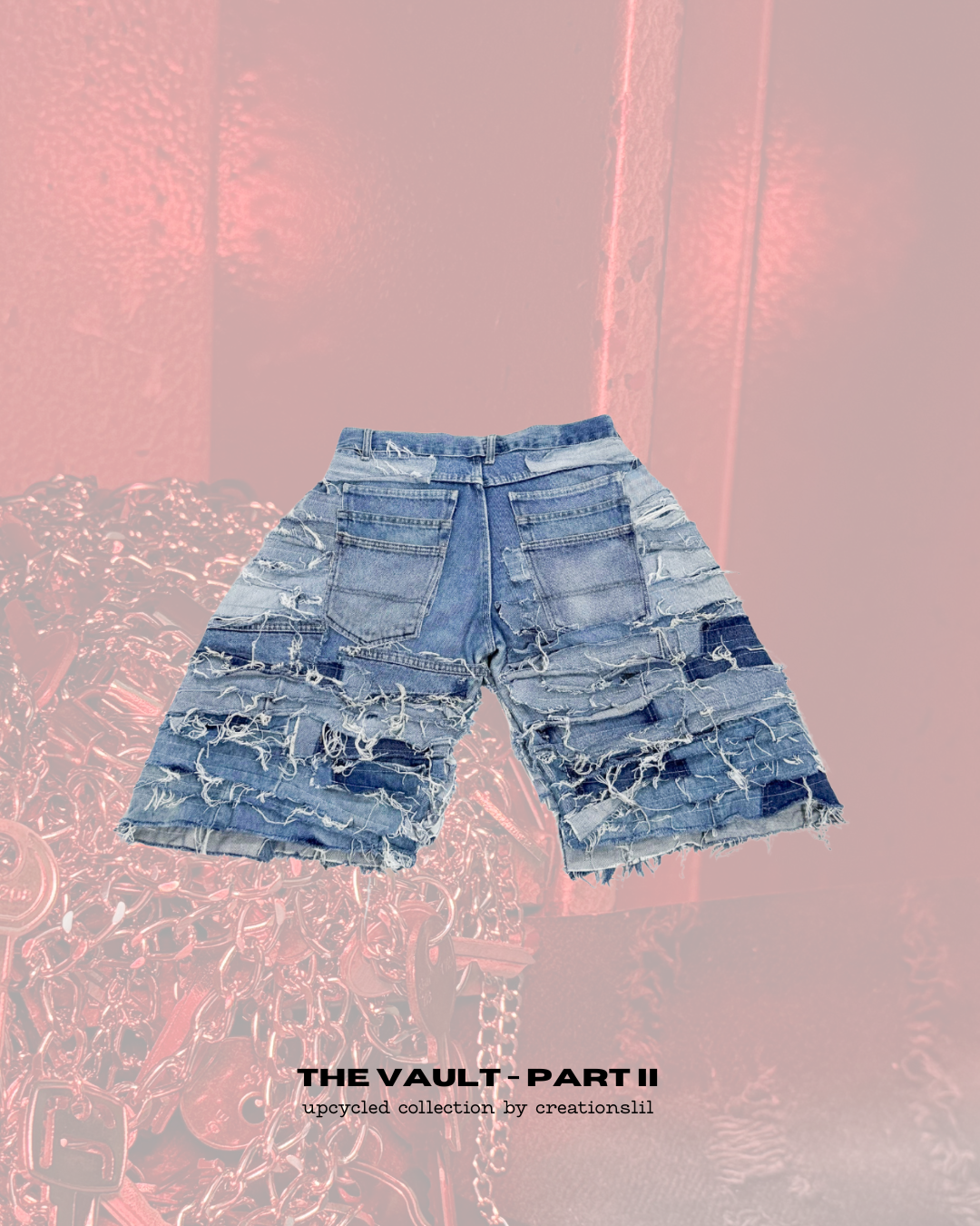 Destroyed Jorts (light blue)