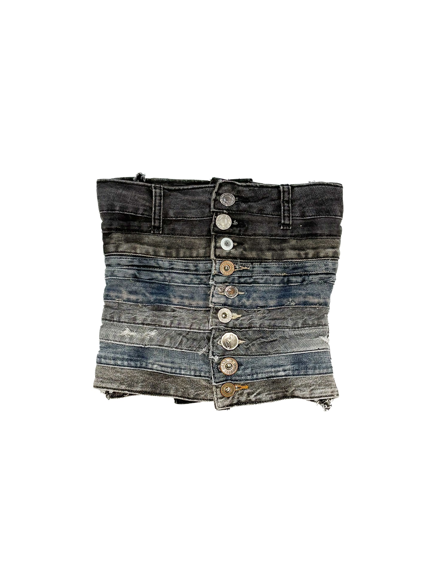 WAISTBAND GRAY TOP