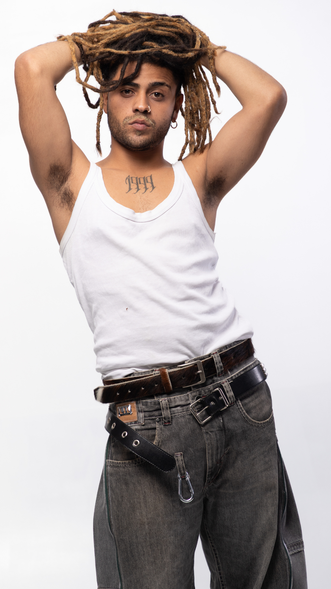 DOUBLE ZIPPO PANTS (GREY)