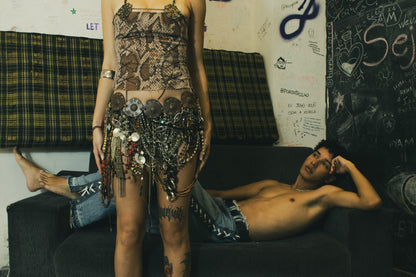 SNAKE LACED CORSET FT. CCL