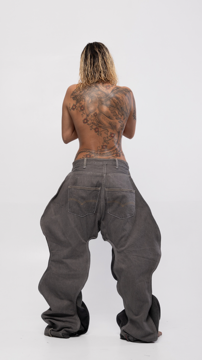WAVY PANTS (GREY)