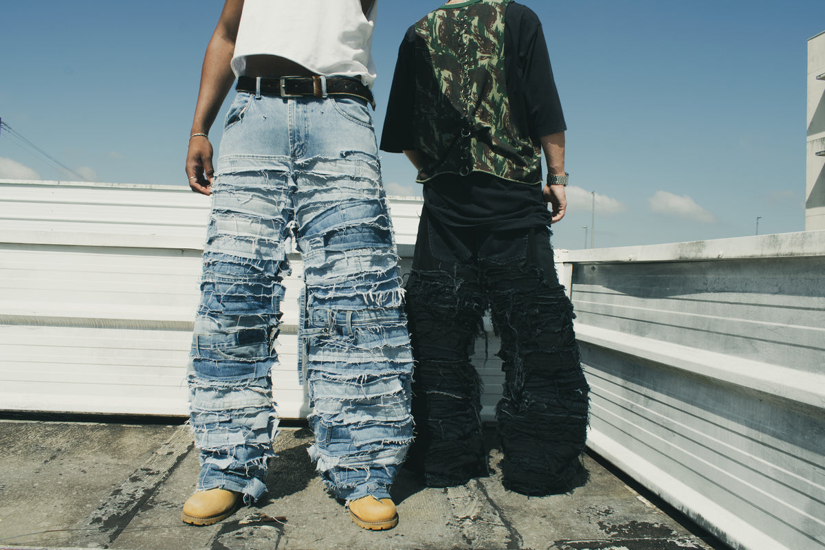DESTROYED POCKET PANTS