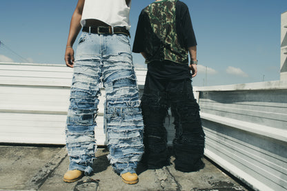 DESTROYED POCKET PANTS