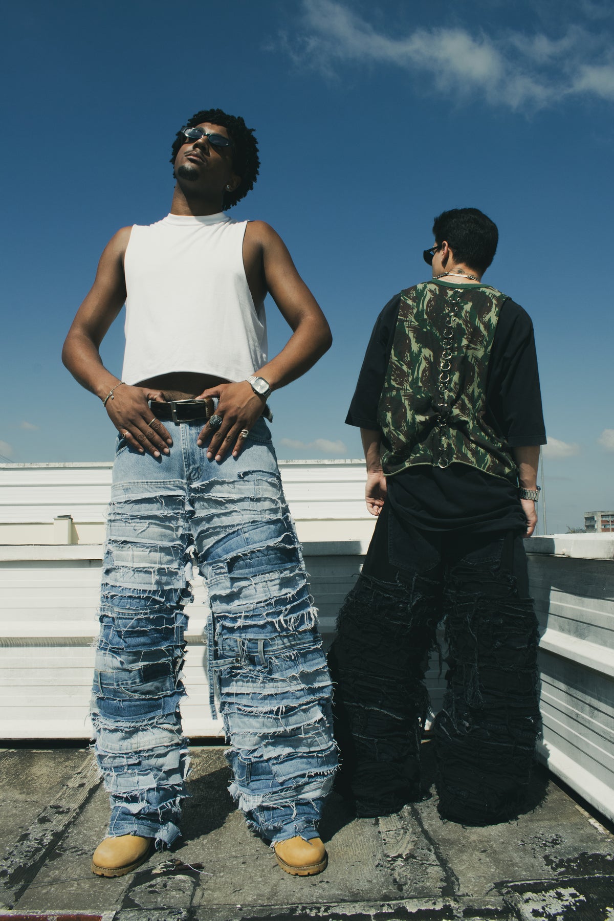 DESTROYED POCKET PANTS
