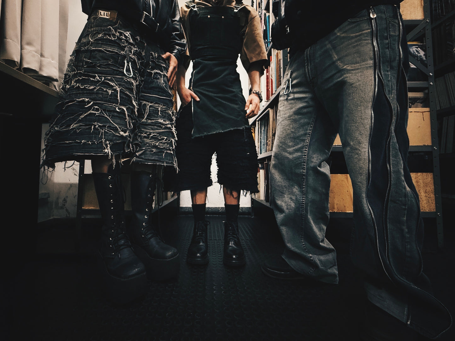 Destroyed Jorts (black)