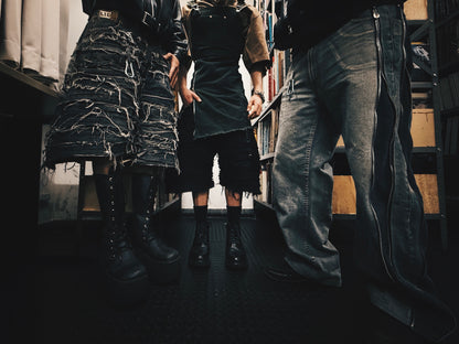 Destroyed Jorts (black)