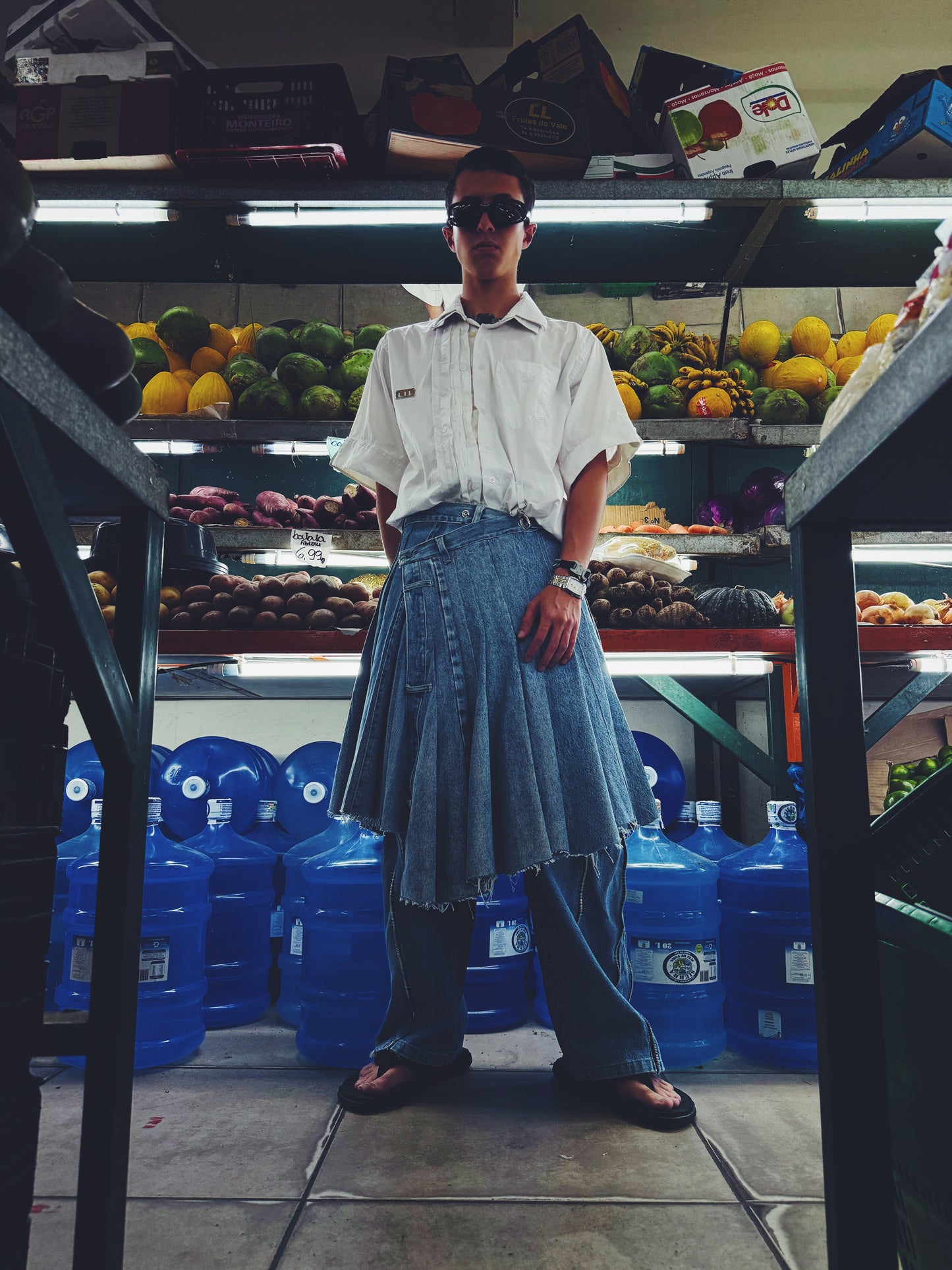 Super Zippo Pants (light blue)