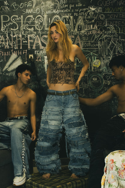 SNAKE LACED CORSET FT. CCL