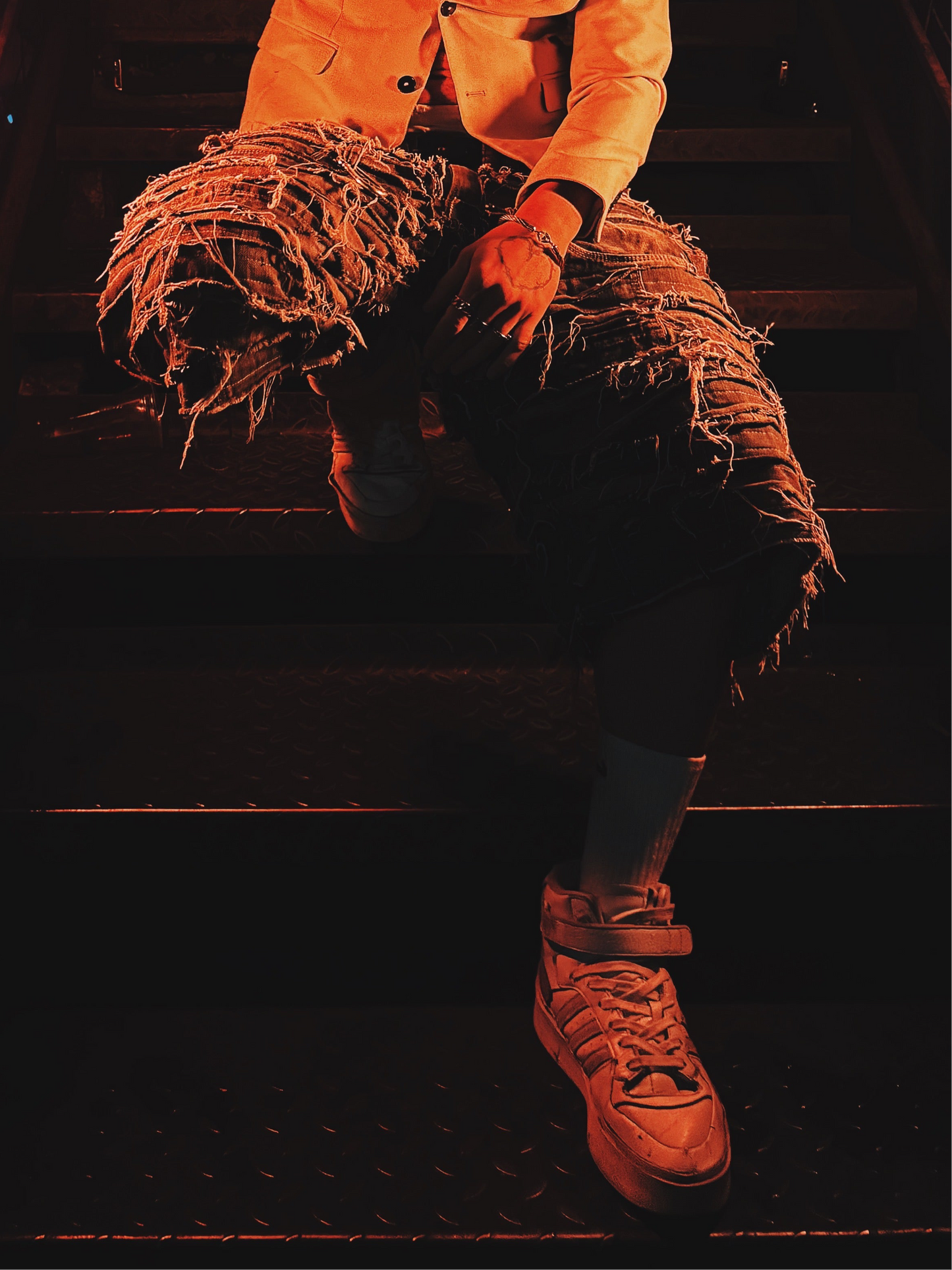 Destroyed Jorts (blue)