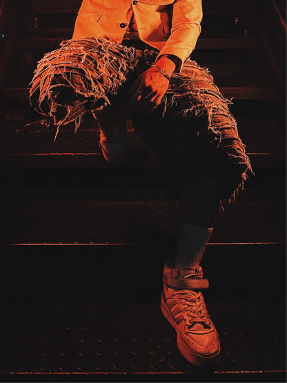 Destroyed Jorts (blue)