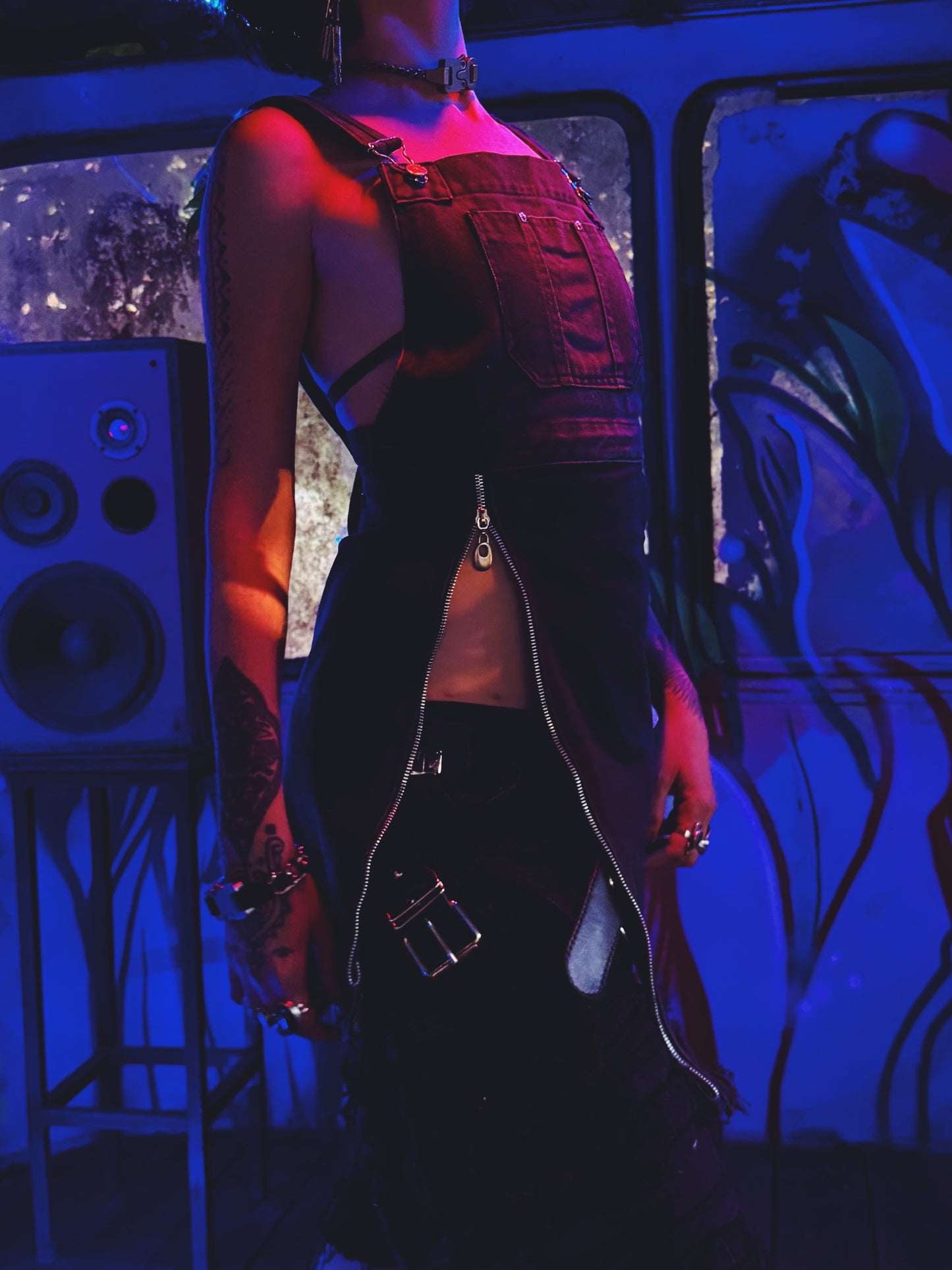 Zippo Mini Dress (black)