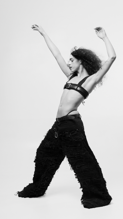 DESTROYED PANTS (BLACK)