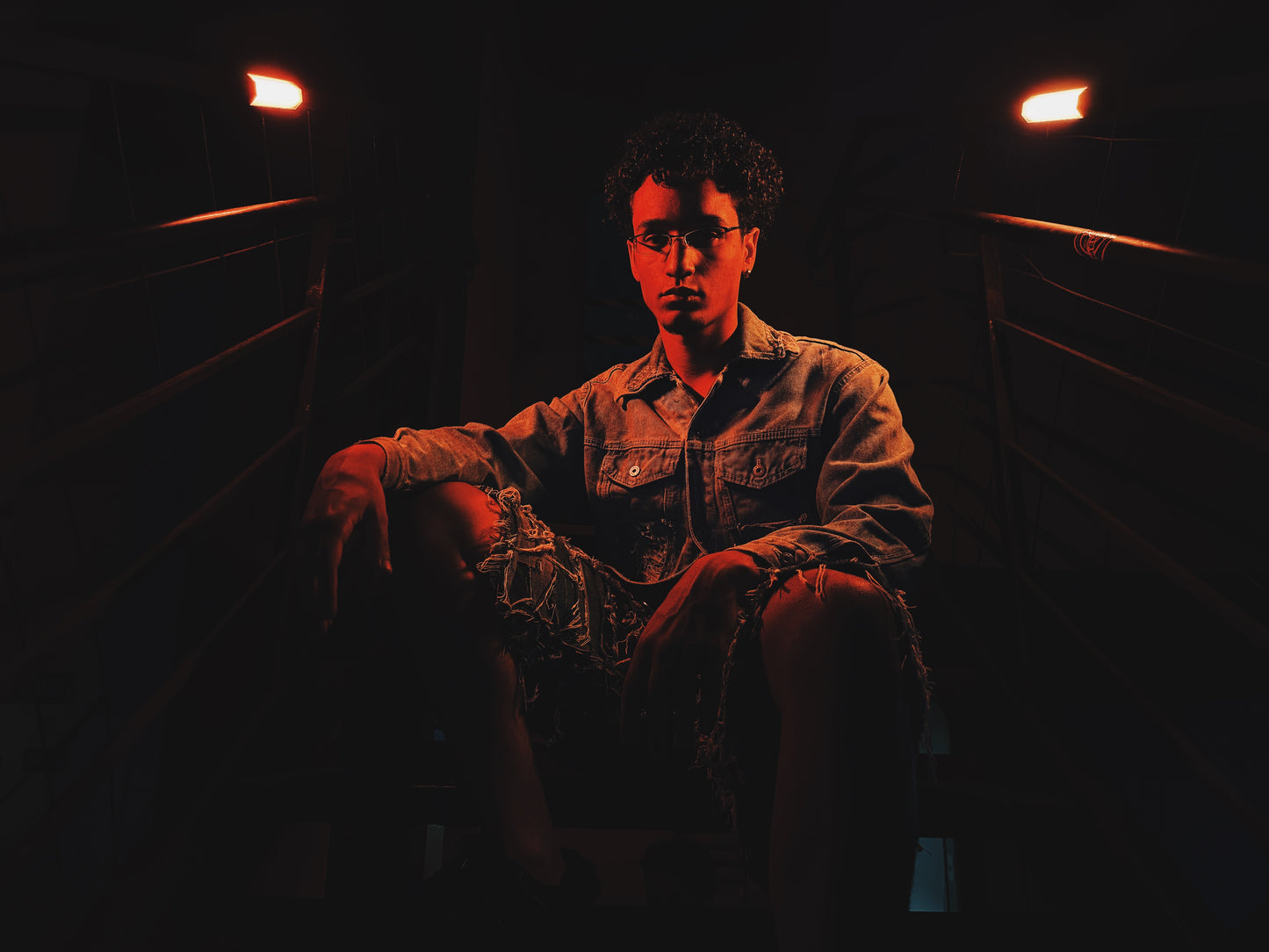 Destroyed Jorts (light blue)