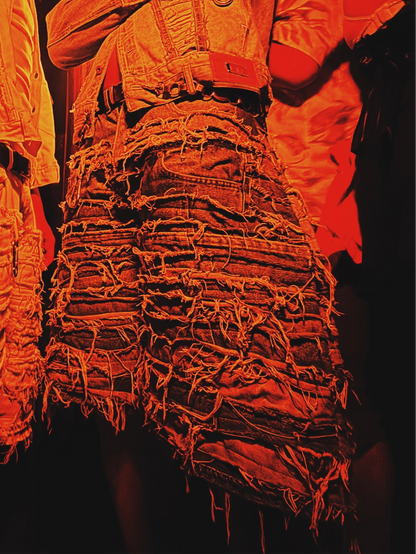 Destroyed Jorts (light blue)