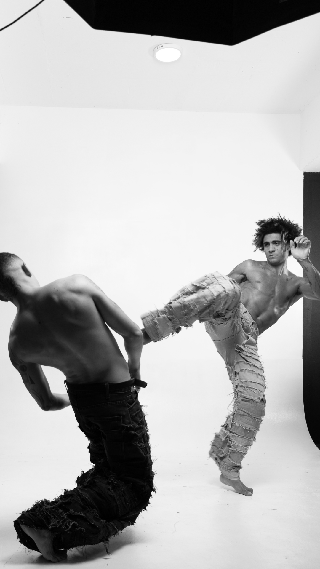 DESTROYED PANTS (GRAY)