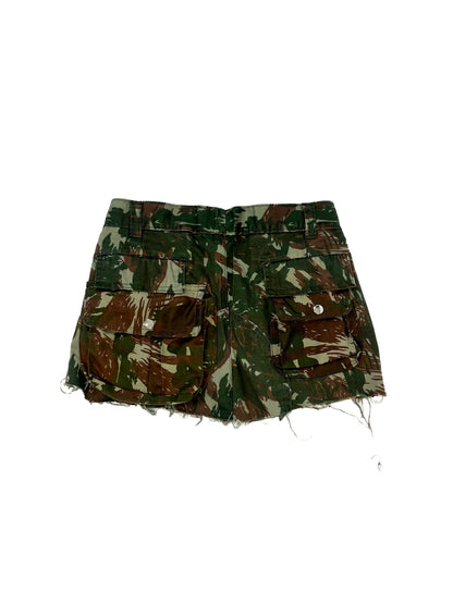 CAMO CARGO MINISKIRT