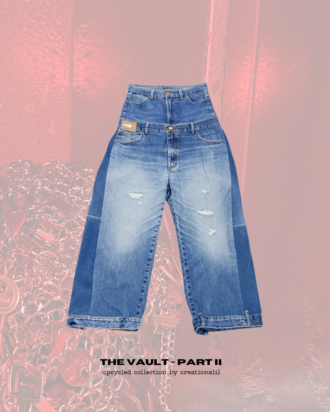Double Denim Pants