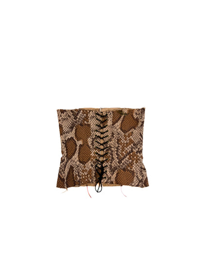 SNAKE LACED CORSET FT. CCL