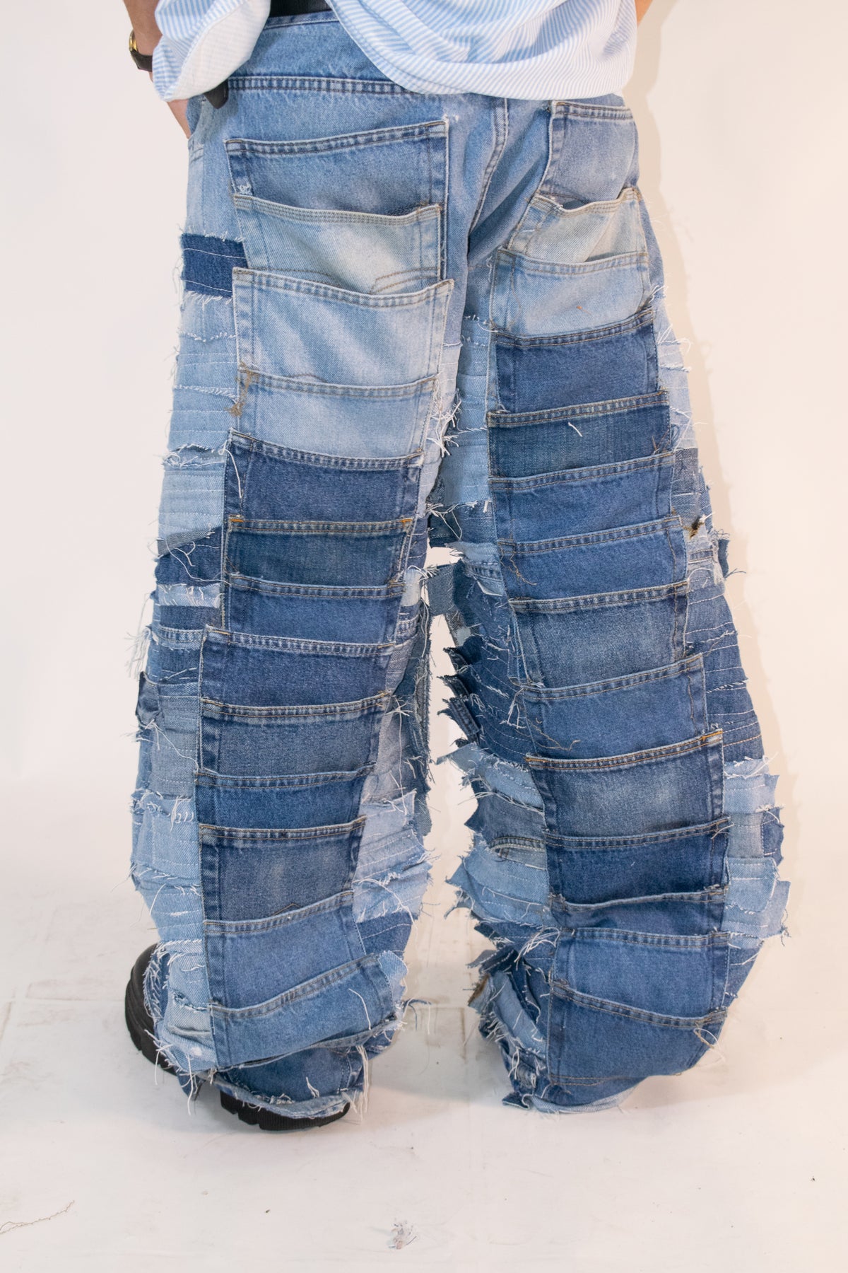 DESTROYED POCKET PANTS