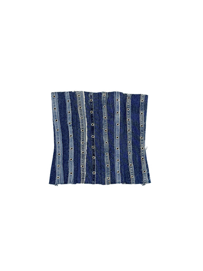 EYELET DENIM CORSET FT. CCL