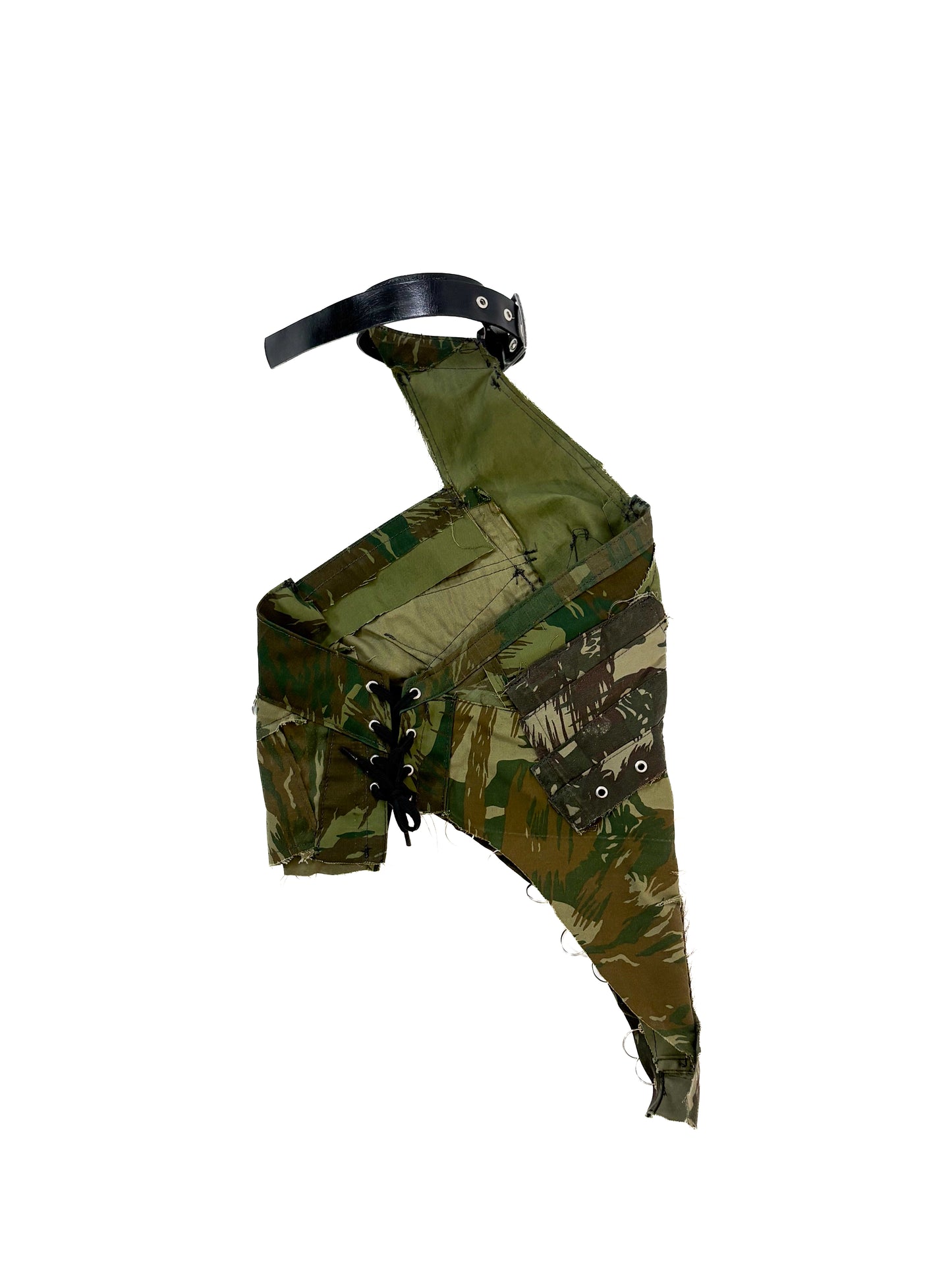NECK CAMO TOP