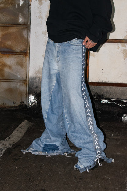 NO WAIST ! LACED PANTS