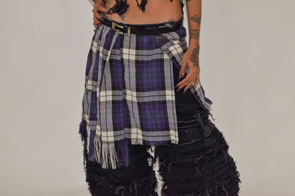 FLANNEL BELT SKIRT