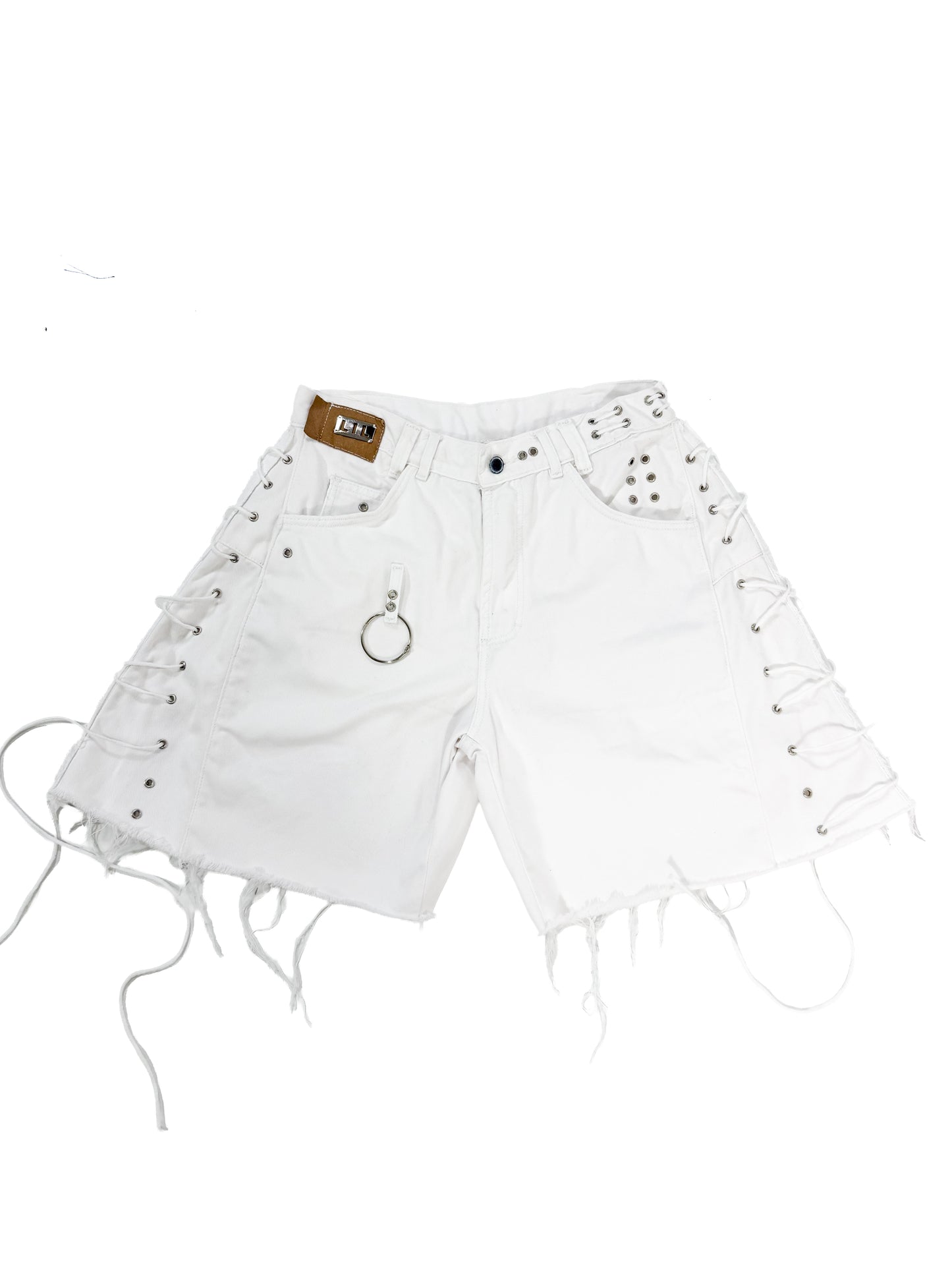 UPCYCLED WHITE JORTS FT. CCL
