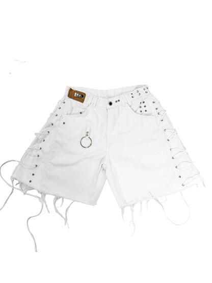UPCYCLED WHITE JORTS FT. CCL