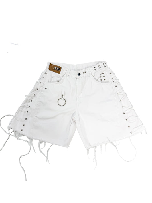 UPCYCLED WHITE JORTS FT. CCL