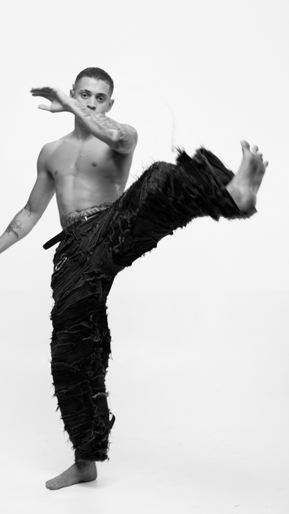 DESTROYED PANTS (GRAY)