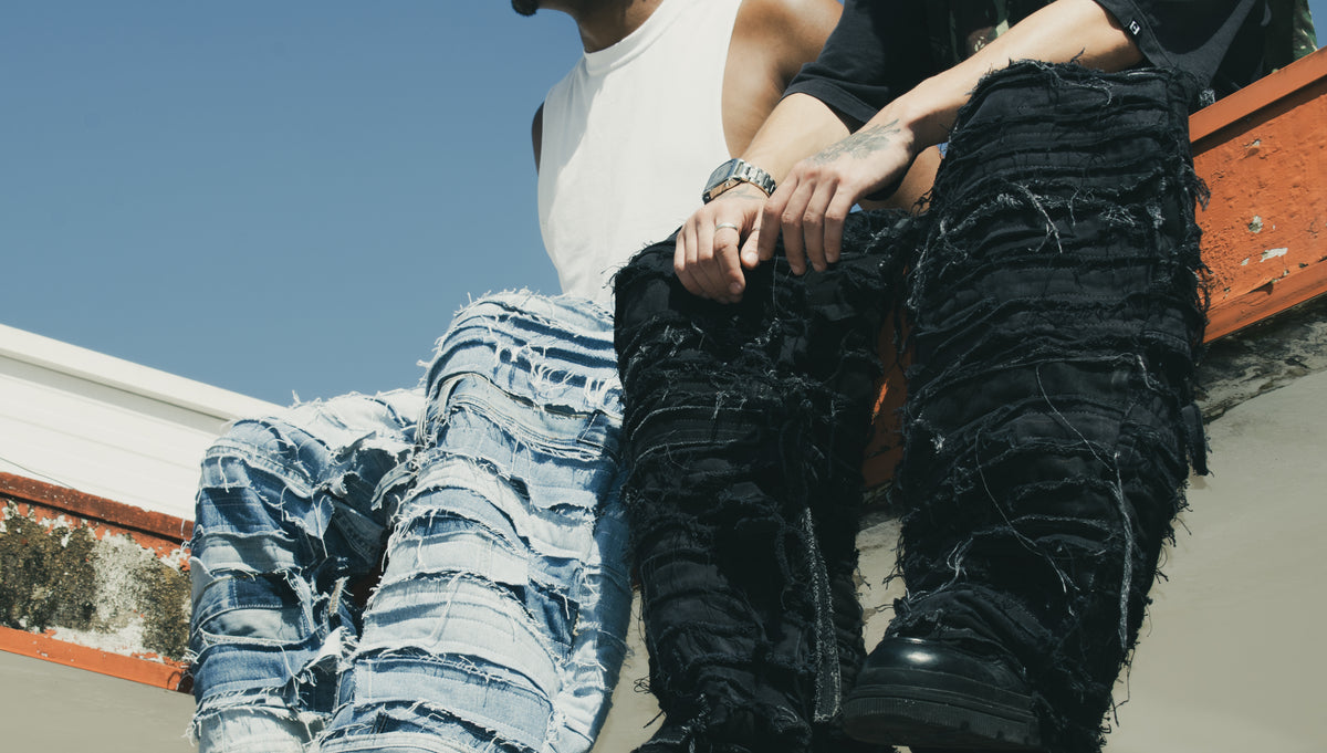 DESTROYED POCKET PANTS