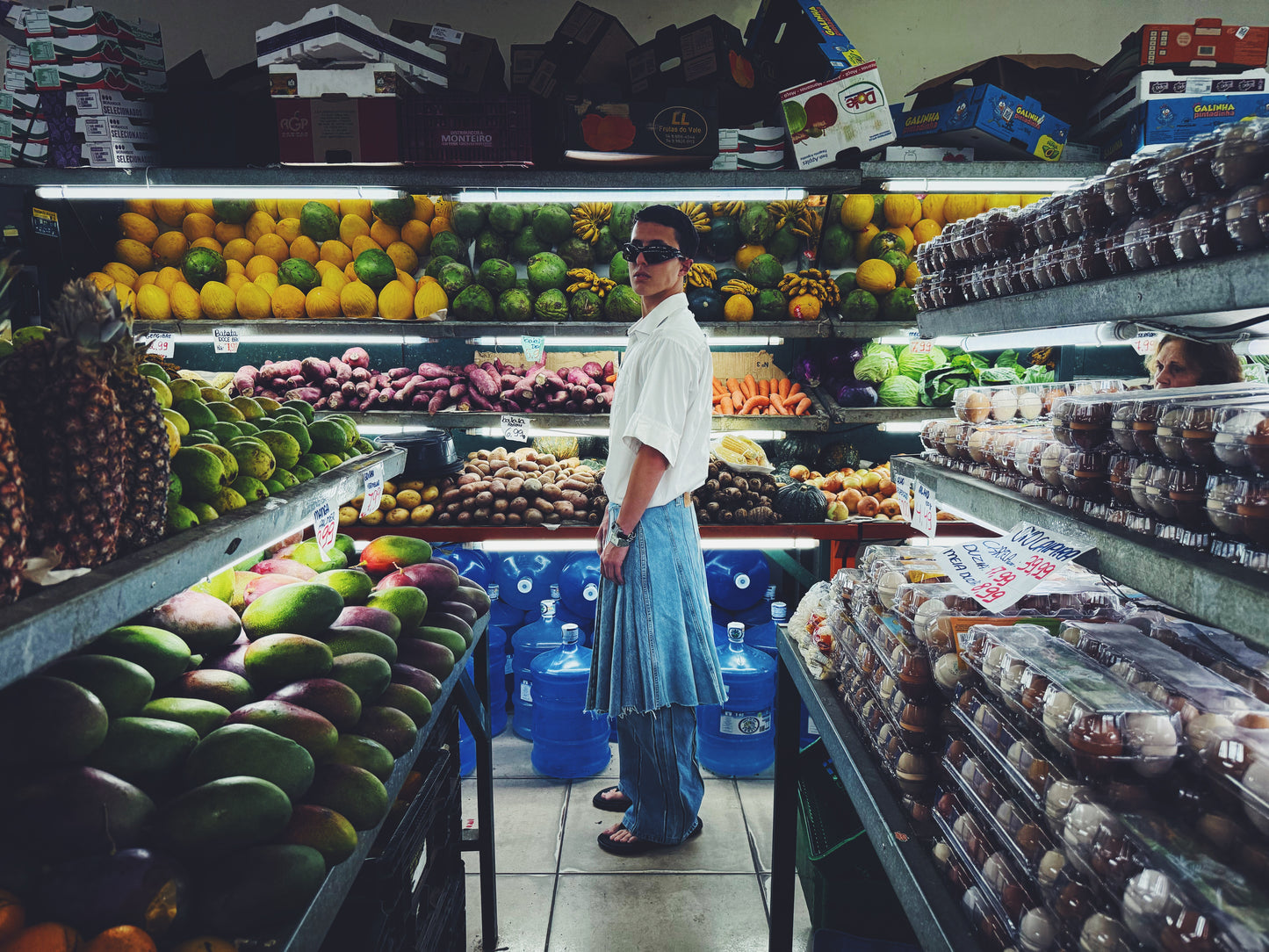 Super Zippo Pants (light blue)