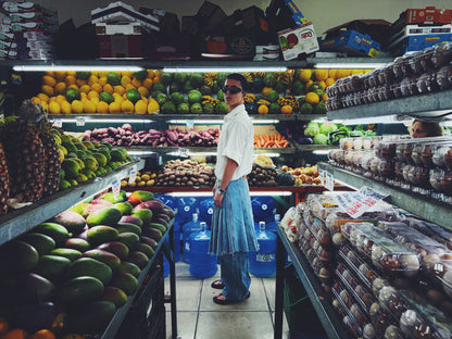 Super Zippo Pants (light blue)