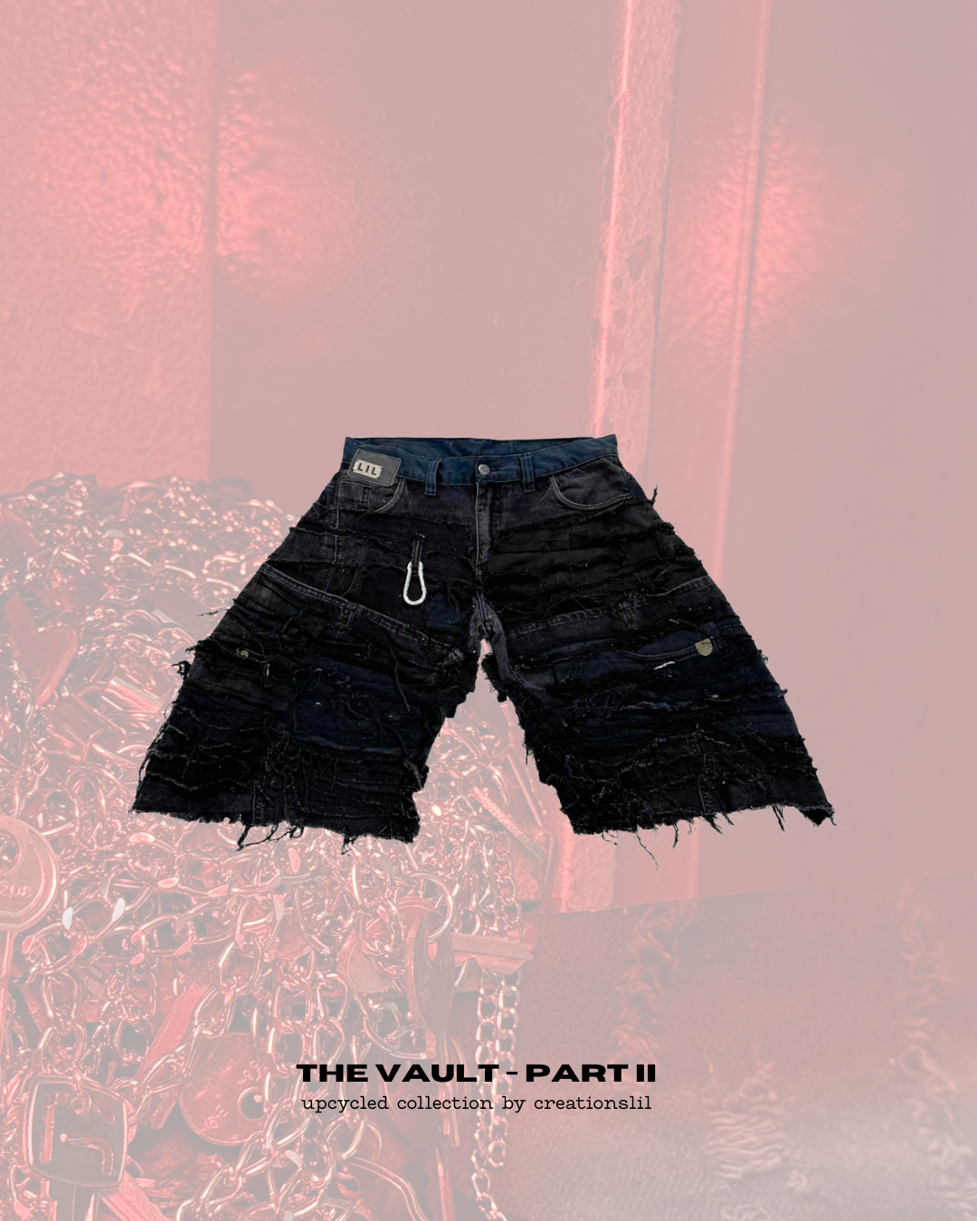 Destroyed Jorts (black)