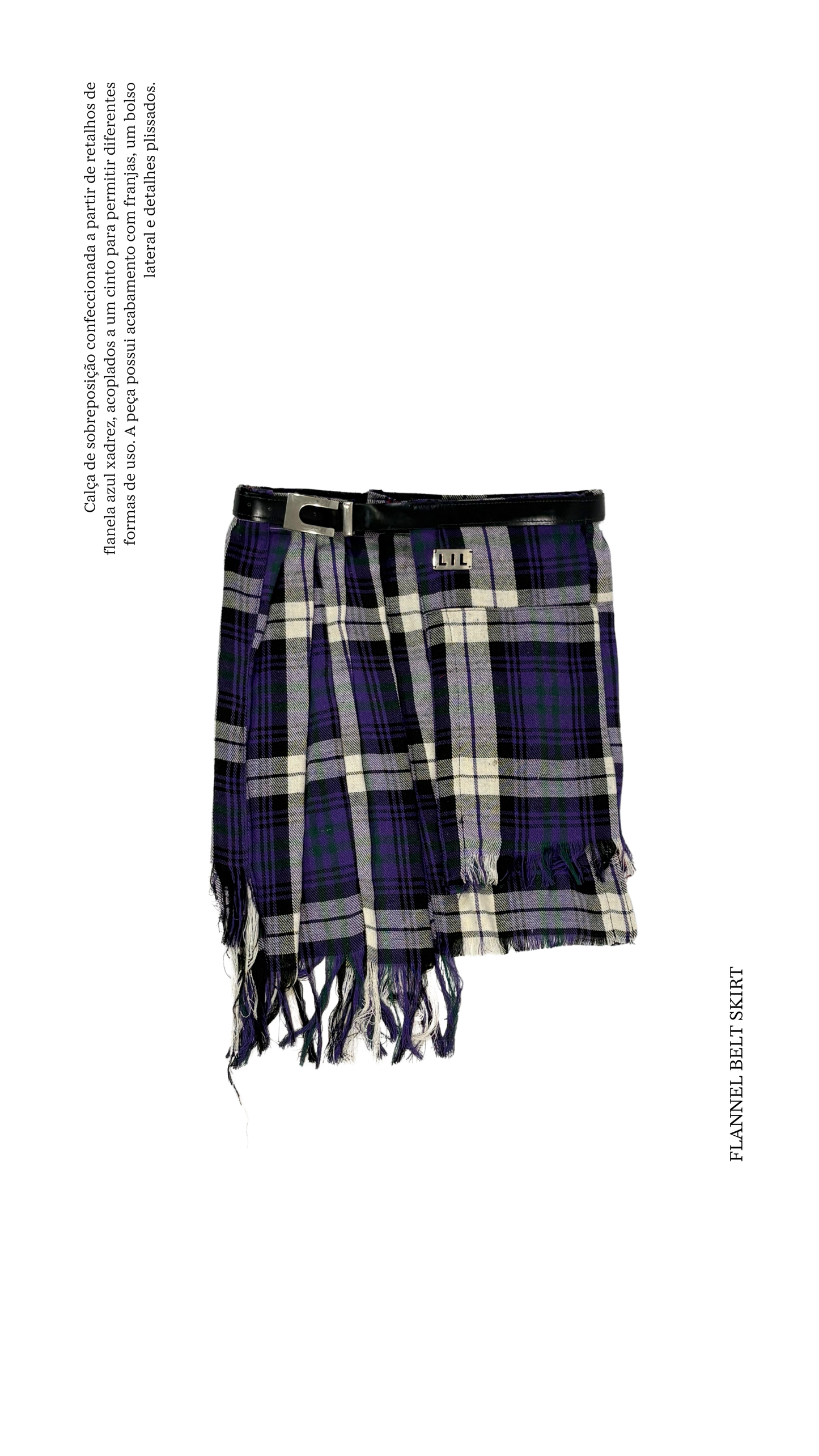 FLANNEL BELT SKIRT