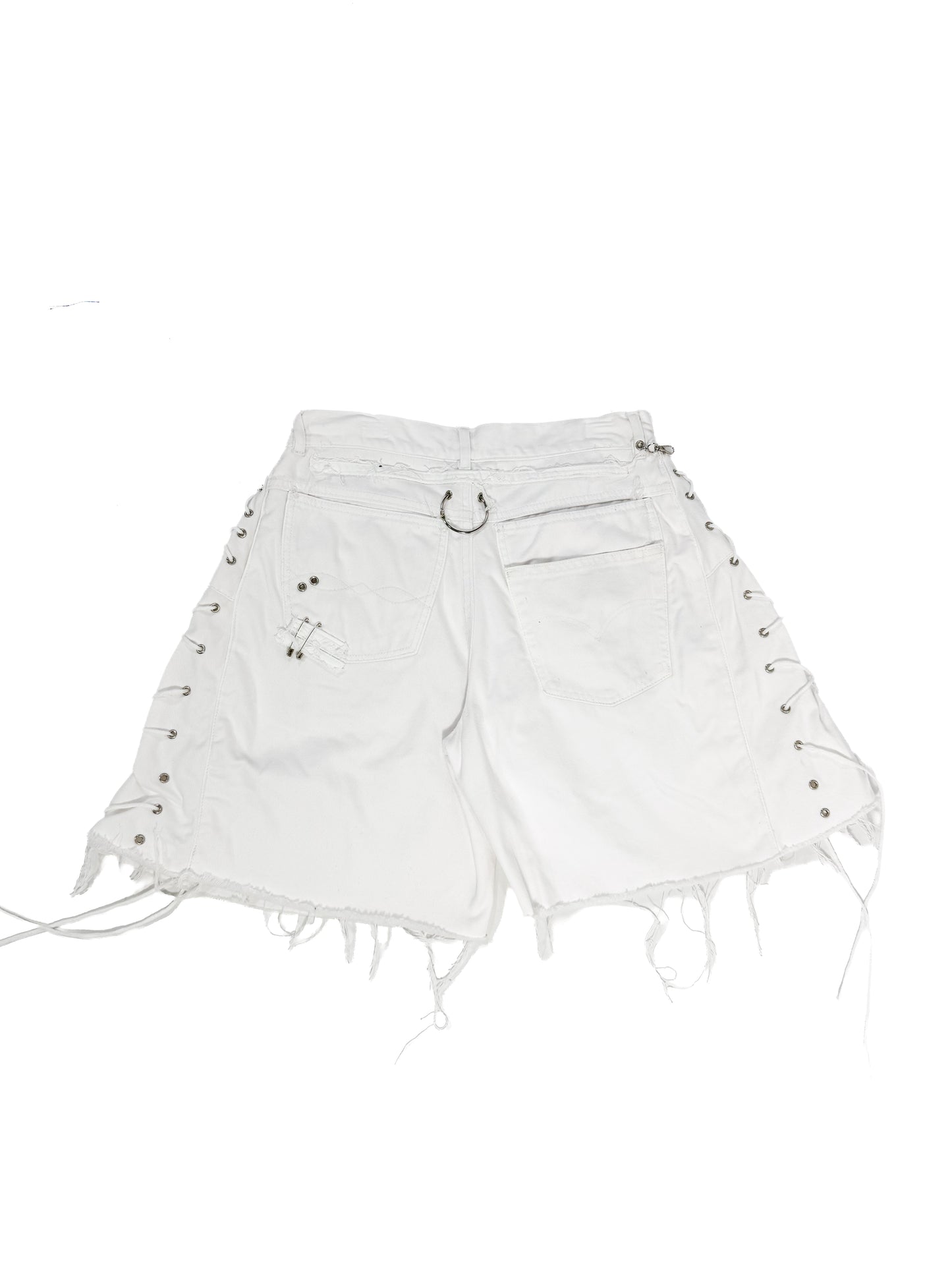 UPCYCLED WHITE JORTS FT. CCL