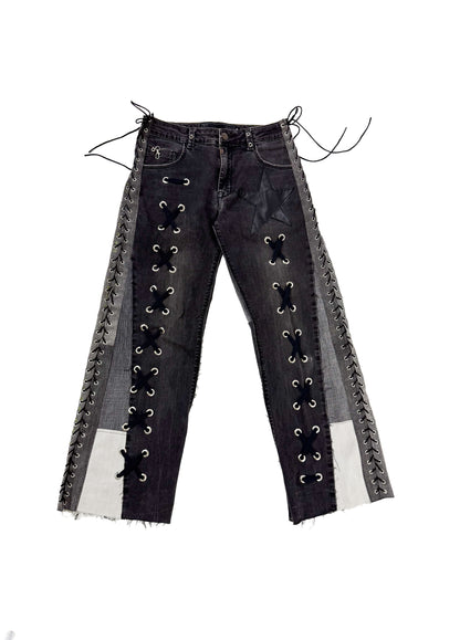 HARD GRAY DENIM PANTS FT. CCL