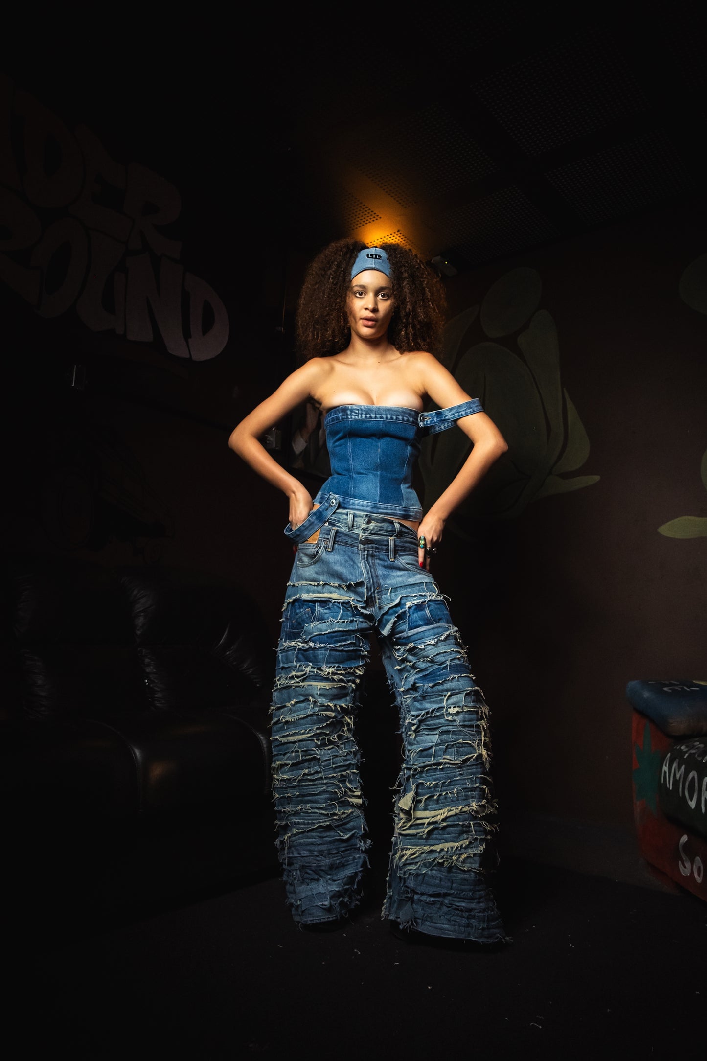 DENIM CORSET