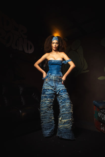 DENIM CORSET