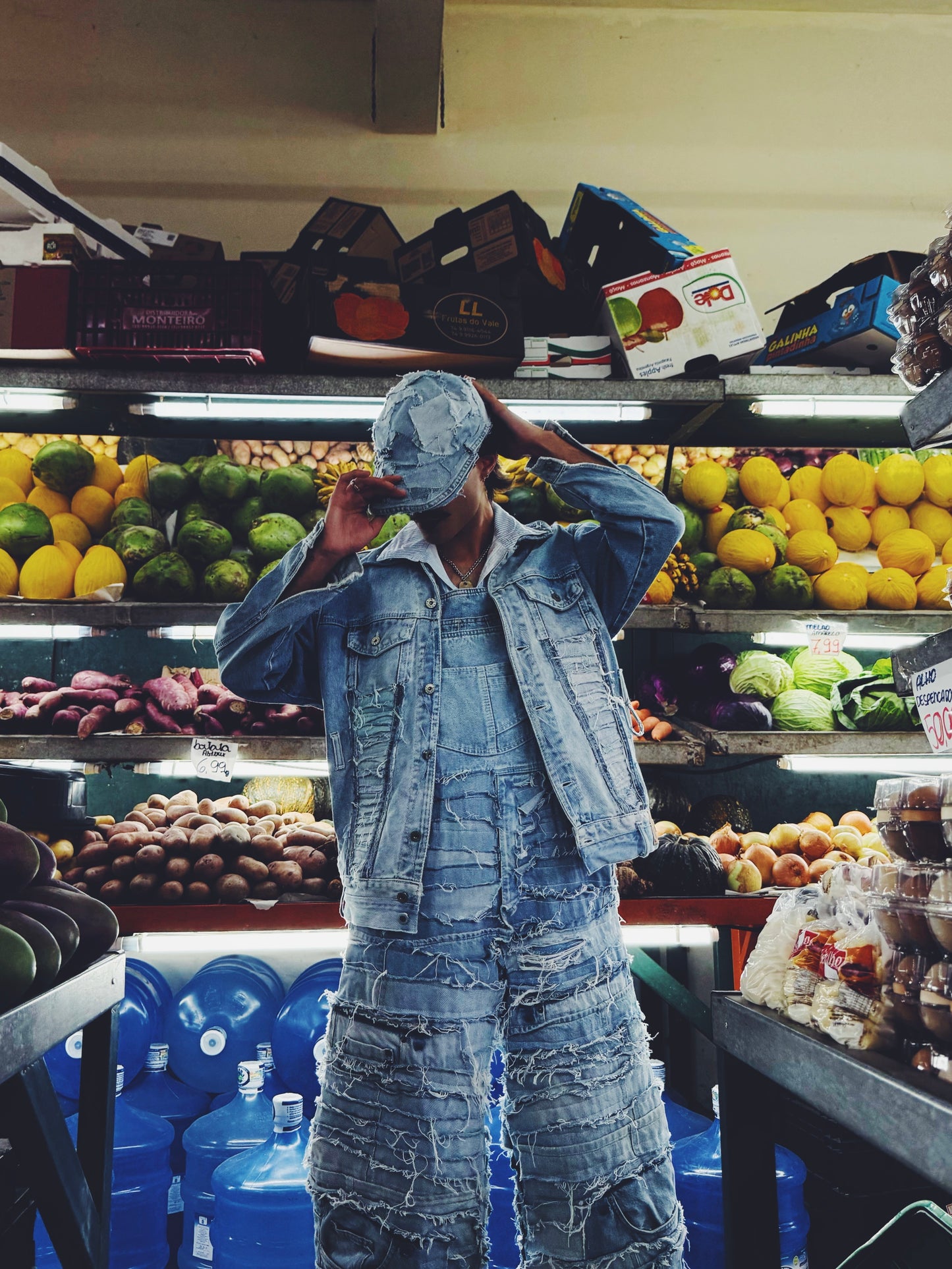 Destroyed Overall (blue)