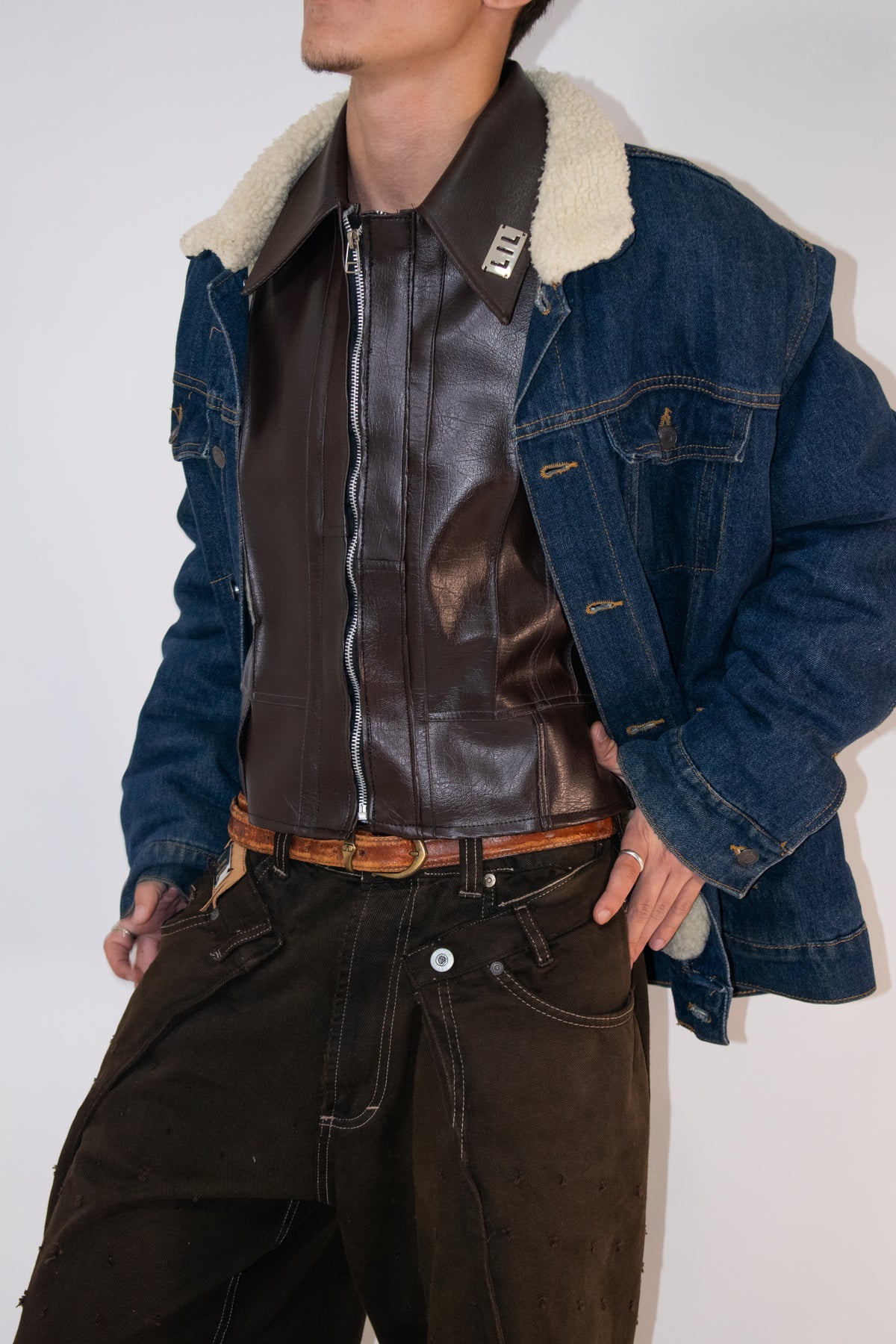 LEATHER F* JACKET FT. CCL