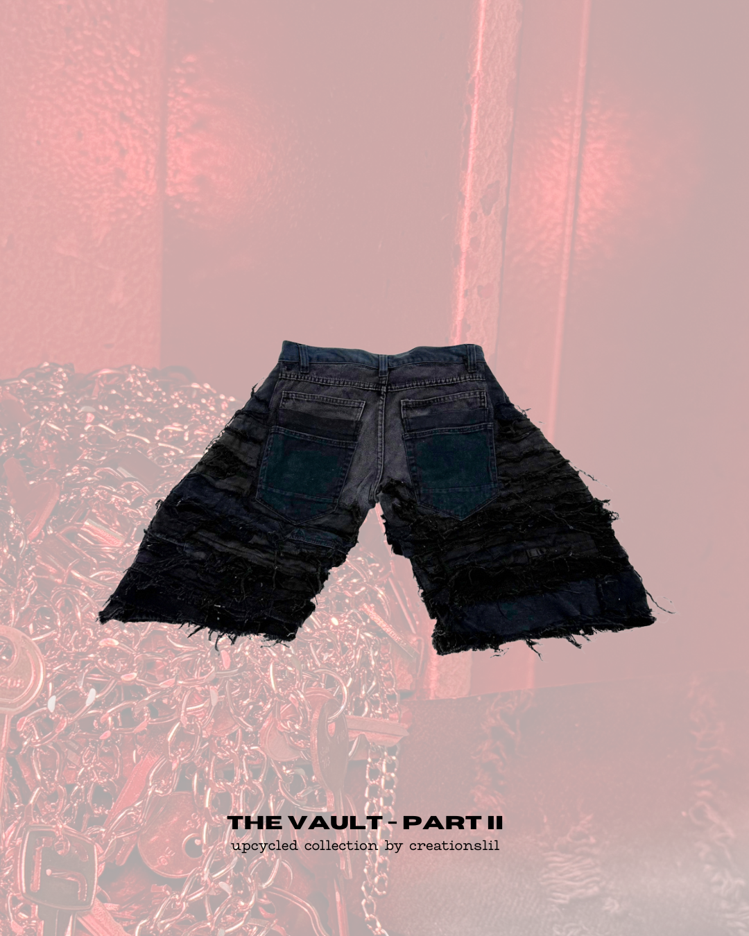 Destroyed Jorts (black)